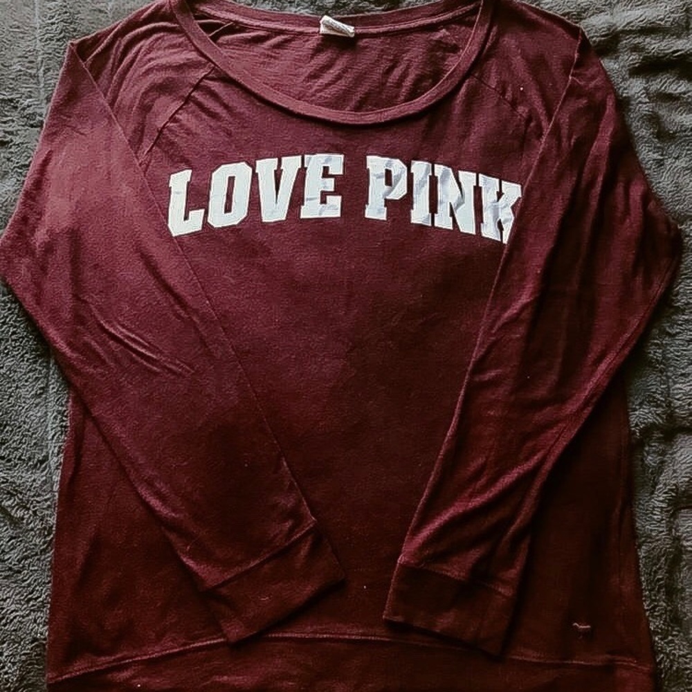Maroon Pink Long Sleeve